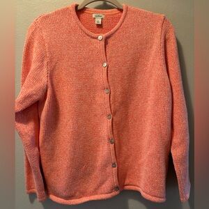 LL Bean women’s button up cardigan sweater